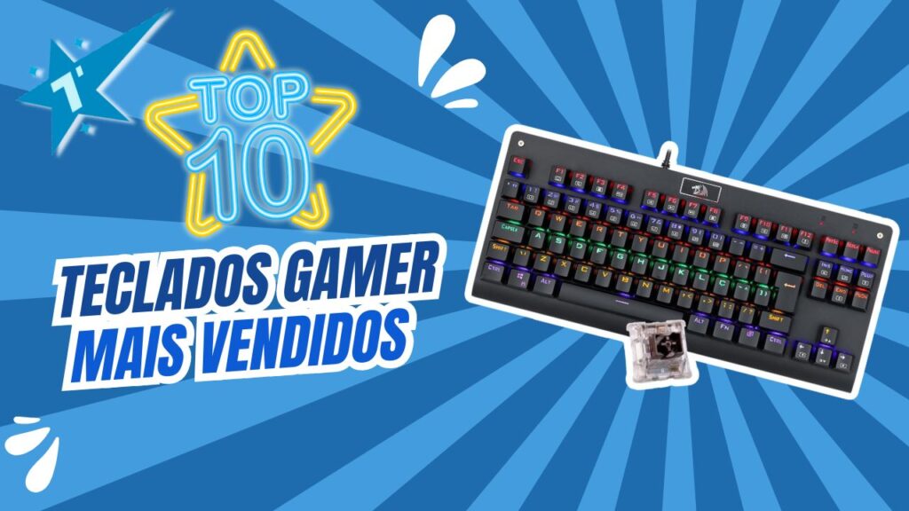 teclados gamer mais vendidos