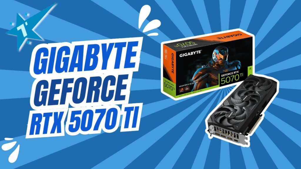 Placa de Vídeo Gigabyte GeForce RTX 5070 Ti WindForce OC