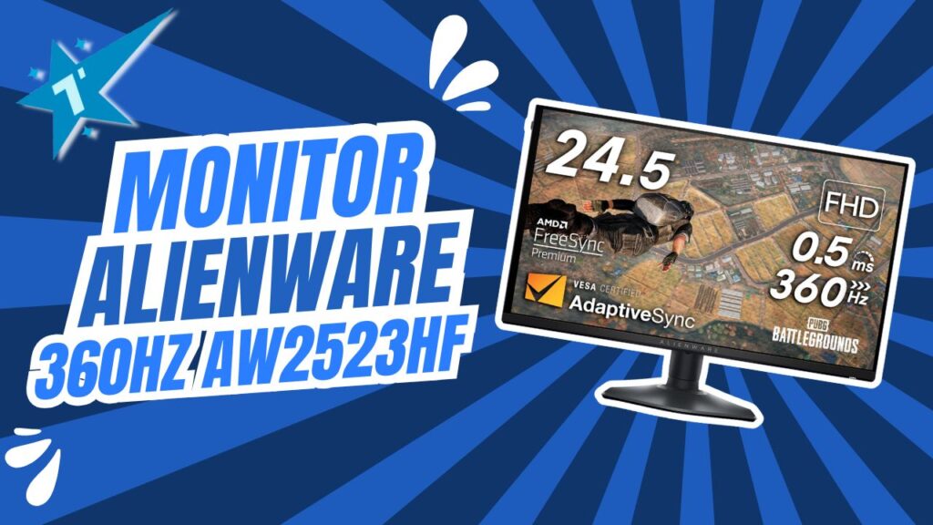 MONITOR GAMER ALIENWARE AW2523HF 360HZ