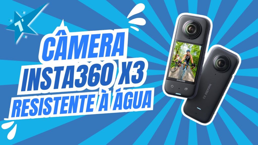 Câmara de ação Insta360 X3