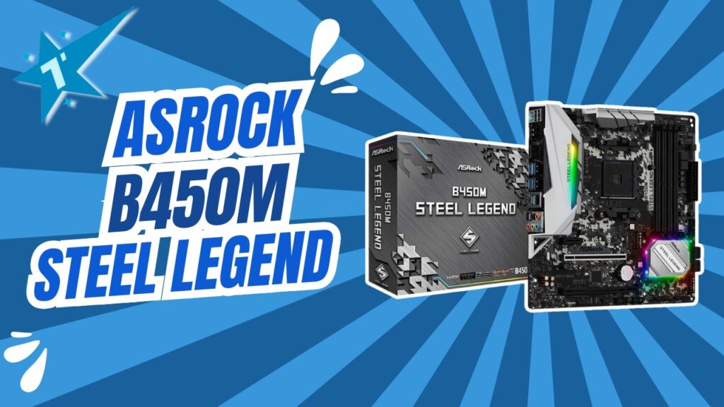 Placa Mãe ASRock B450M Steel Legend