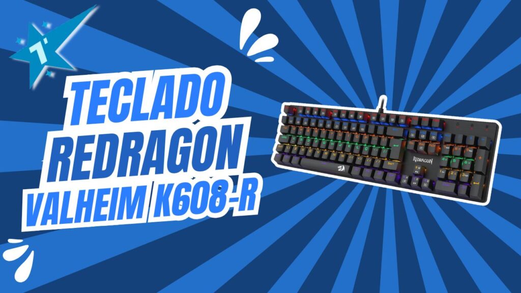 Teclado Mecânico Redragon Valheim K608-R