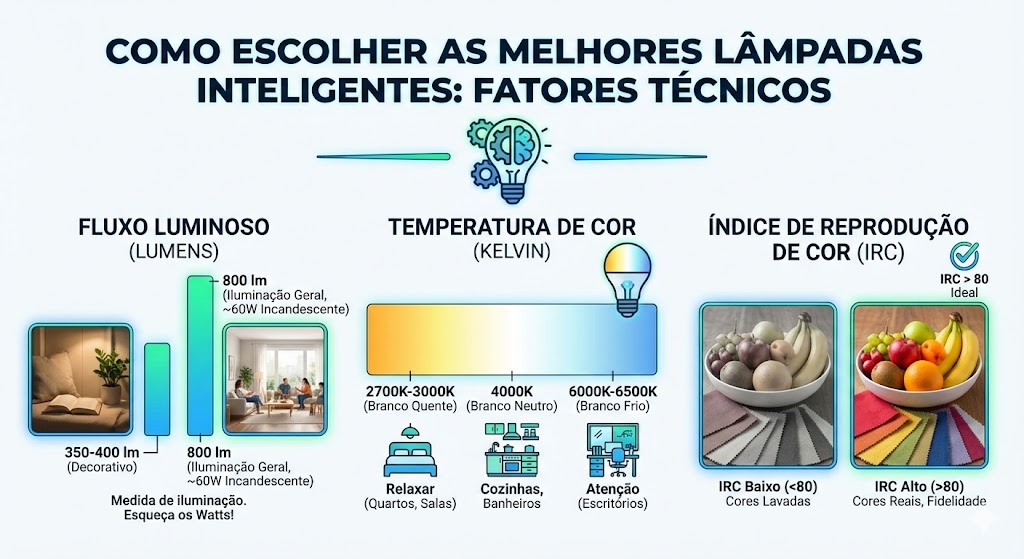 como escolher as melhores lâmpadas inteligentes