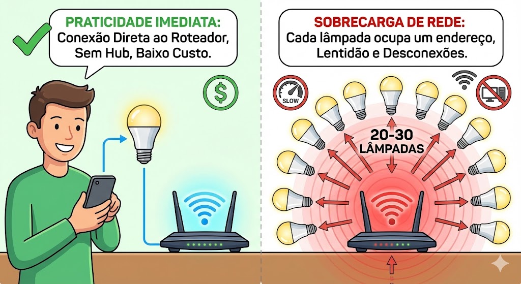 lâmpadas baseadas em Wi-Fi